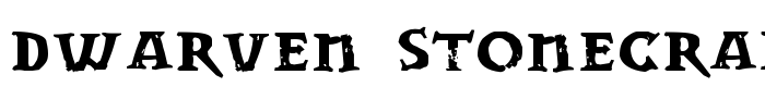 шрифт Dwarven Stonecraft