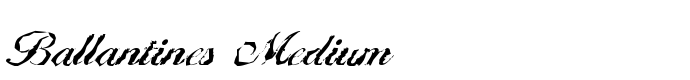 шрифт Ballantines Medium