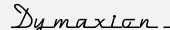 шрифт Dymaxion Script