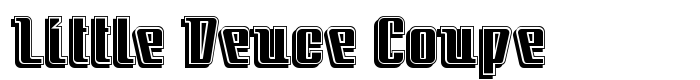 шрифт Little Deuce Coupe