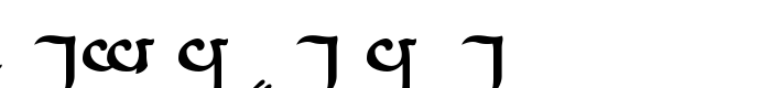 предпросмотр шрифта Tengwar Sindarin