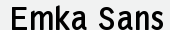 шрифт Emka Sans Condensed