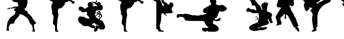 шрифт Karate Chop