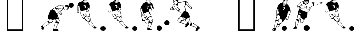 шрифт Soccer Dance