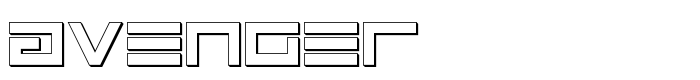 шрифт Avenger