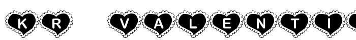 шрифт KR Valentine Heart