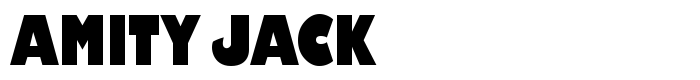шрифт Amity Jack