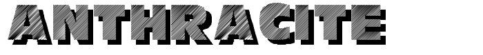 шрифт Anthracite