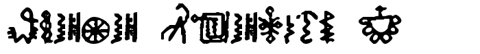 предпросмотр шрифта Bamum Symbols 1