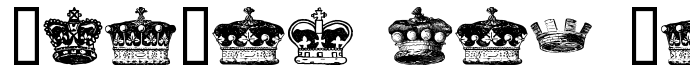 шрифт Crowns and Coronets