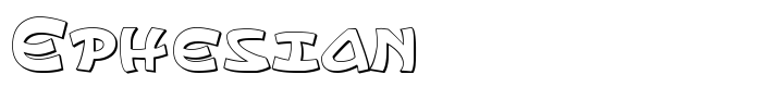 шрифт Ephesian