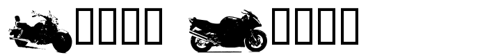предпросмотр шрифта Motor Bikez